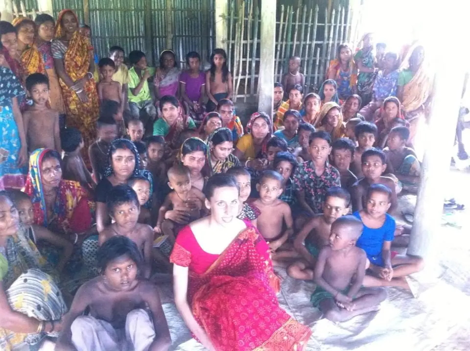 A RUSTIC group meeting in a rural community